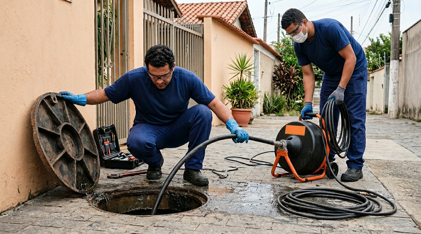 Desentupimento de esgoto perto de mim em João Pessoa-PB